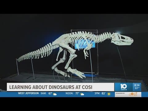 COSI previews new dinosaur exhibit