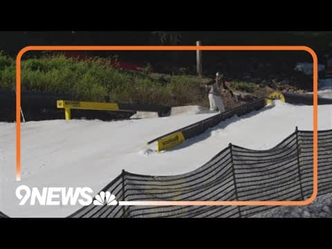 People have been skiing at this Colorado resort all summer
