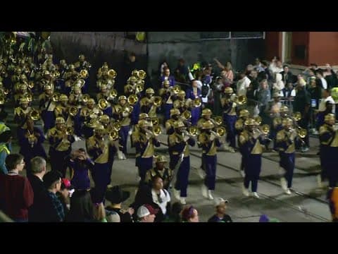 Krewe of Muses parade coverage | St. Augustine Marching 100