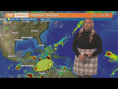 Thursday afternoon tropical update: Low chance of development in the Caribbean