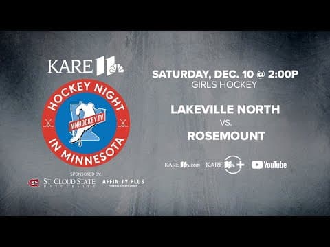 WATCH: Hockey Night in Minnesota | Dec. 10: Lakeville North vs. Rosemount (Girls)