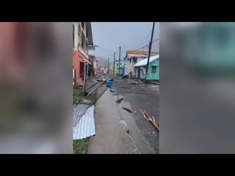 A closer look at damage left behind by Hurricane Beryl in Grenada