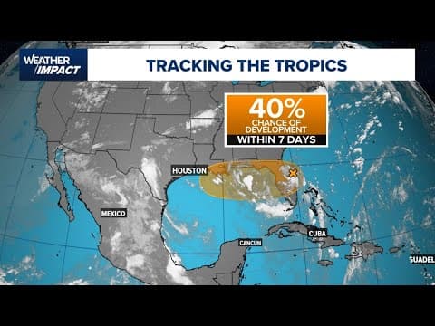 Track it System has 40% chance for tropical development in the Gulf