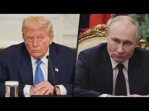 President Trump meeting with Putin to end war between Russia and Ukraine