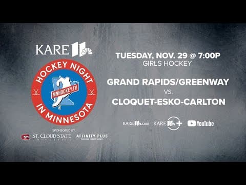 WATCH: Hockey Night in Minnesota | Grand Rapids/Greenway vs. Cloquet-Esko-Carlton