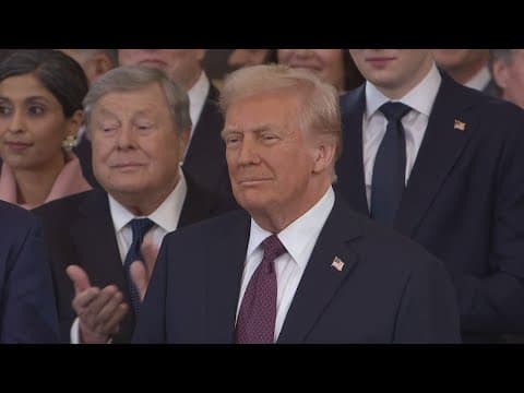 President-elect Donald Trump's Grand Entrance ahead of Inauguration