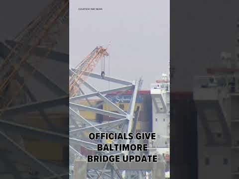 Crews work to clear Baltimore bridge collapse