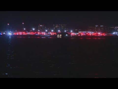 American Airlines plane crashes near Washington's Reagan Airport