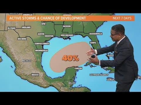 Tropics forecast: Latest storm development chances in the Gulf
