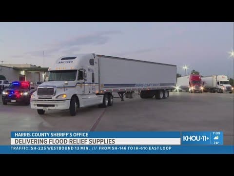 Harris County Sheriff’s Office sends relief trucks to flood victims in Kerr County