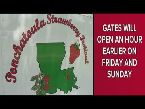 Recent violence brings changes to Ponchatoula Strawberry Festival