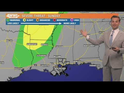 New Orleans Weather: Warm, humid Easter weekend; rain returns next week