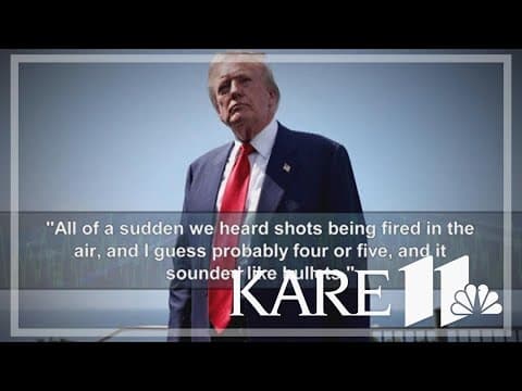 Trump makes first public statements after apparent assassination attempt