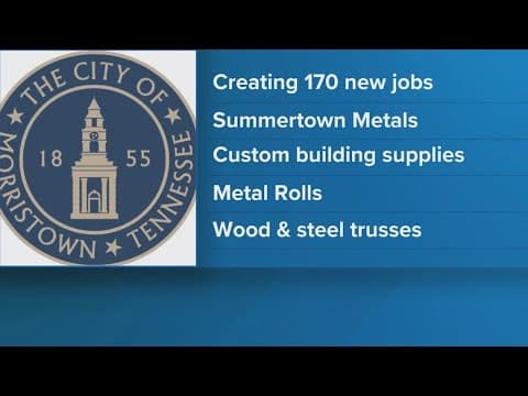 Metal company expands to Morristown, adding 170 new jobs