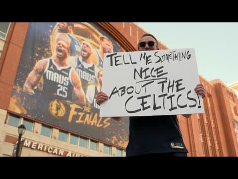 NBA Finals: We asked Dallas Mavs fans to say something nice about Boston. They had a tough time.