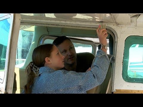 11-year-old Texas girl taking to the sky with flying lessons from her grandfather