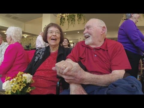 Santee seniors renew their vows for Valentine's Day