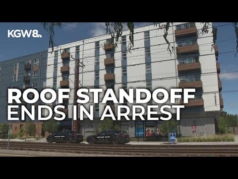 Standoff suspect who climbed roof in Hazelwood arrested, booked on multiple felony charges