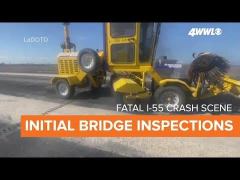 Crews make progress on I-55 inspections after massive crash