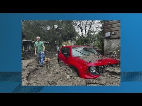 Heavy rains lead to mudslides in California