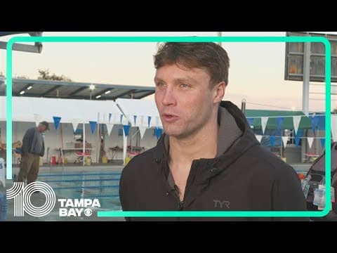 Olympians Katie Ledeky and Bobby Finke face off against swimmers in St. Pete