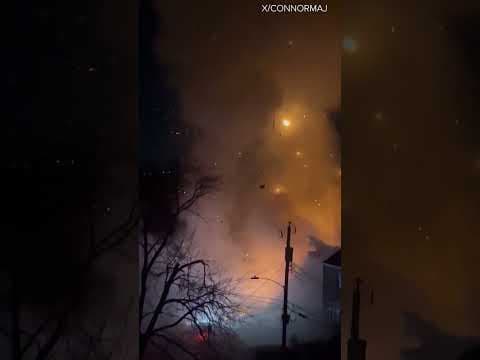 Virginia house explodes as police serve search warrant