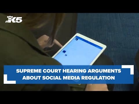 Supreme Court hearing arguments about social media regulation