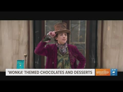 'Wonka' themed chocolates and desserts from The Conche