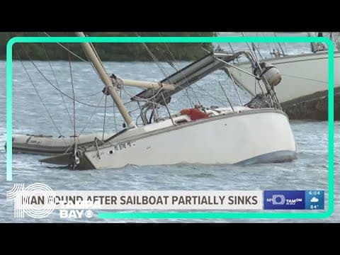 Man found dead after sailboat partially sinks following Debby