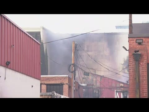 Firefighters work to extinguish 3rd alarm fire on Market Street in East Village