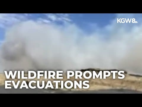 Wildfire in Hat Rock prompts evacuations in Hermiston