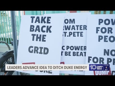 Clearwater moves forward with plan to ditch Duke Energy