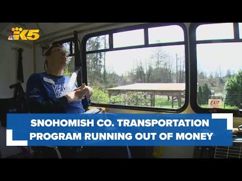Money running out for critical transportation program in Snohomish County