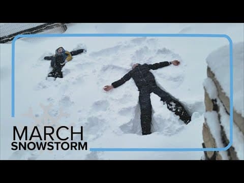 Viewers enjoy the snow day in Colorado