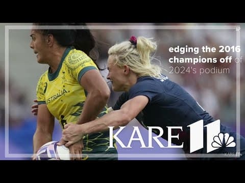 It's a first for Team USA women's rugby sevens, winning the bronze medal at 2024's Paris Olympics.