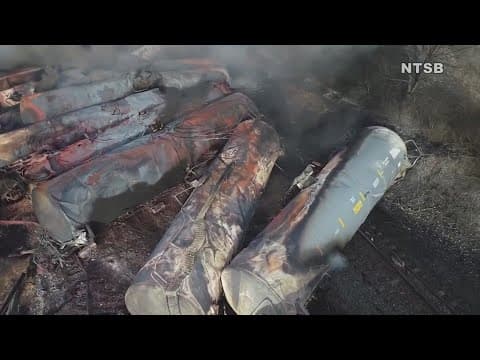 Norfolk Southern CEO stands by decision for controlled burn that released toxic chemicals in the air