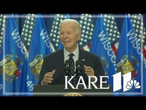Biden highlights 'life-changing' student loan forgiveness plan during Wisconsin stop