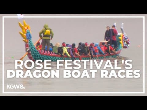 Rose Festival's dragon boat races kick off Saturday