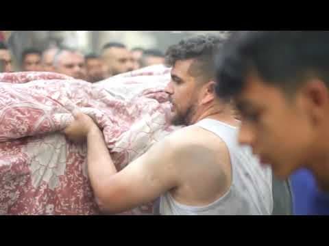 First convoy of trucks bring food, water and other emergency supplies into Gaza Strip