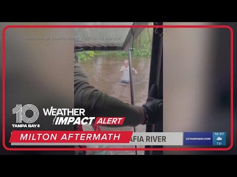 River flooding remains a concern after Hurricane Milton