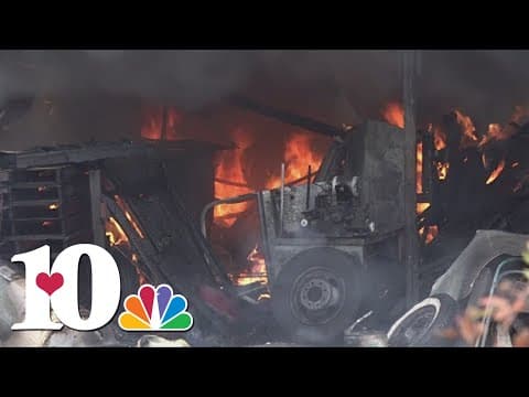 Fire in Halls produces lots of smoke