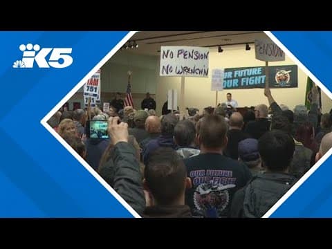 Striking Boeing machinists get support from Congress