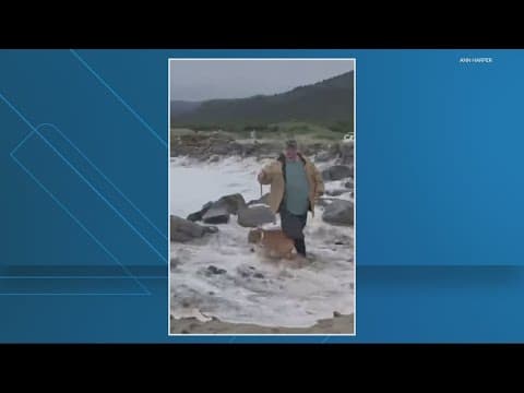Video shows power of sneaker waves at Oregon coast