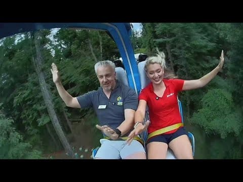 Take a ride on Zoo Knoxville's Soaring Eagle Zipline
