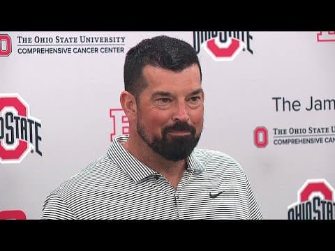 Ryan Day speaks as Ohio State opens fall camp