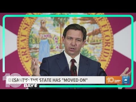 DeSantis says the state has 'moved on' from its battle with Disney