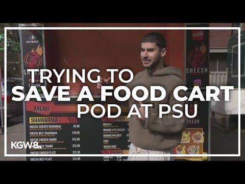 Food cart vendors hope to save Portland State campus food cart pod