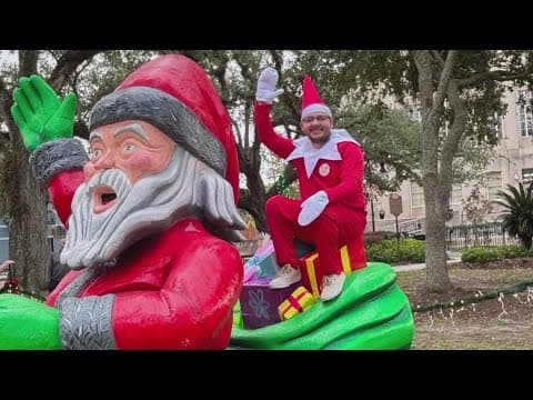 Robbie the Elf brings cheer to Terrebonne Parish in Louisiana