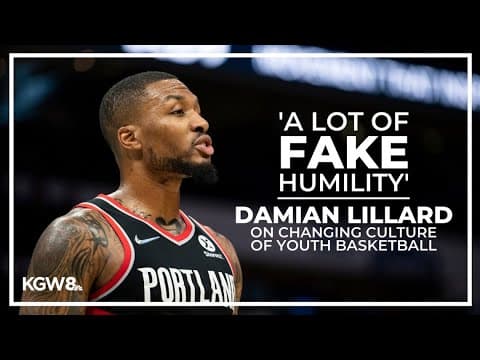Trail Blazers star Damian Lillard on changing culture of youth basketball
