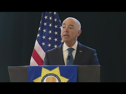 Mayorkas speaks at National Latino Police Officer's Association